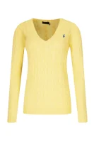 Vlněný svetr | Regular Fit | s příměsí kašmíru POLO RALPH LAUREN žlutý