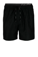 Koupací šortky MEDIUM DOUBLE WB | Regular Fit Calvin Klein Swimwear černá