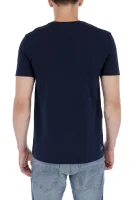 Tričko | Regular Fit |s příměsí hedvábí Lacoste tmavě modrá