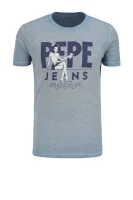 Tričko GEORGE | Slim Fit Pepe Jeans London světlo modrá