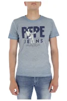 Tričko GEORGE | Slim Fit Pepe Jeans London světlo modrá