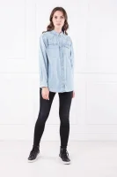 Košile TJW OVERSIZED DENIM | Loose fit Tommy Jeans světlo modrá