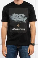 Tričko | Regular Fit Jacob Cohen černá