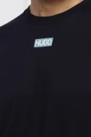 Tričko Durned212 | Regular Fit HUGO tmavě modrá