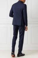 Vlněný oblek Novan6/Ben2 | Slim Fit BOSS BLACK tmavě modrá