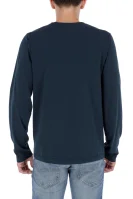 Tričko s dlouhým rukávem LOGO BAND GRAPHIC | Regular Fit Tommy Hilfiger tmavě modrá