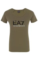 Tričko | Regular Fit EA7 khaki