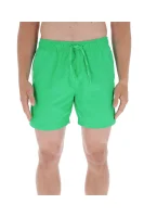 Koupací šortky MEDIUM DRAWSTRING | Regular Fit Calvin Klein Swimwear zelený