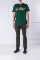 Tričko | Regular Fit Tommy Jeans zelený