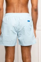 Koupací šortky | Regular Fit Guess Underwear světlo modrá