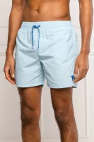 Koupací šortky | Regular Fit Guess Underwear světlo modrá