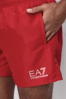Koupací šortky | Regular Fit EA7 červený