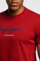 Tričko eggo | Regular Fit Pepe Jeans London vínový 
