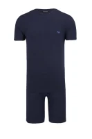 Pyžamo | Regular Fit Emporio Armani tmavě modrá