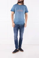 Tričko HERMI | Regular Fit Pepe Jeans London modrá