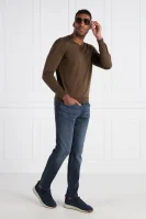 vlněný svetr baram-l | regular fit BOSS BLACK khaki