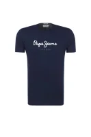 Tričko EGGO | Regular Fit Pepe Jeans London tmavě modrá