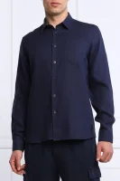 Lněná košile | Regular Fit Vilebrequin tmavě modrá