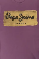 TRIČKO CHRING Pepe Jeans London fialový