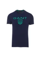 Tričko Gant Shield Gant tmavě modrá