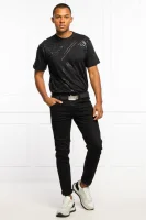 Tričko | Regular Fit Versace Jeans Couture černá