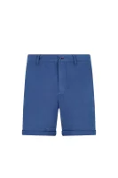 Lněné šortky Trent | Regular Fit GUESS modrá
