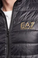Péřová bunda | Regular Fit EA7 černá