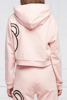 Mikina | Cropped Fit Moschino Underwear pudrově růžový