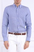 Lněná košile | Regular Fit Oscar Jacobson modrá