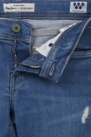 Džíny Pixie | Skinny | Mid waist Pepe Jeans London modrá