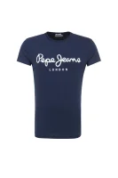 TRIČKO ORIGINAL STRETCH Pepe Jeans London tmavě modrá