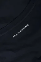 Tričko | Regular Fit | pima Armani Exchange tmavě modrá