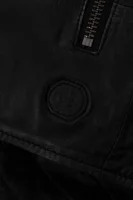 Kožená bunda Marc O' Polo černá