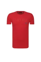 Tričko | Slim Fit Emporio Armani červený
