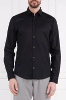 Lněná košile Hanson | Regular Fit Joop! Jeans černá
