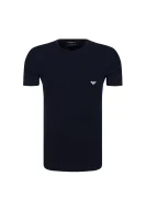 Tričko | Regular Fit Emporio Armani tmavě modrá