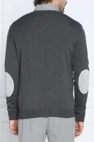 vlněný svetr | slim fit Stenströms šedý