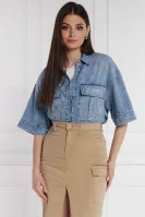 Džínová košile | Oversize fit DONDUP - made in Italy modrá