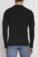 Tričko s dlouhým rukávem CORE | Extra slim fit GUESS černá