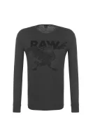 Tričko s dlouhým rukávem Parta G- Star Raw grafitově šedá