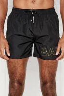 Koupací šortky EMBOSSED | Regular Fit Balmain černá