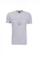 Tričko Tonal Gant Shield Gant šedý