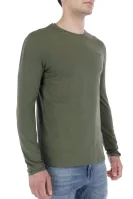 Tričko s dlouhým rukávem | super slim fit GUESS zelený