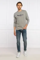Tričko s dlouhým rukávem Eggo | Regular Fit Pepe Jeans London popelavě šedý