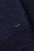 Vlněný svetr Pantoni BOSS BLACK tmavě modrá