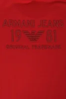 TRIČKO Armani Jeans červený