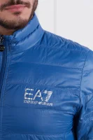 Péřová bunda | Regular Fit EA7 modrá