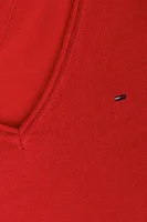 Svetr TJW | Regular Fit | s příměsí vlny Tommy Jeans červený