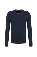 Tričko s dlouhým rukávem Tenison 14 BOSS BLACK tmavě modrá