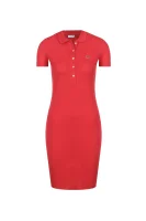 Šaty | pique Lacoste červený